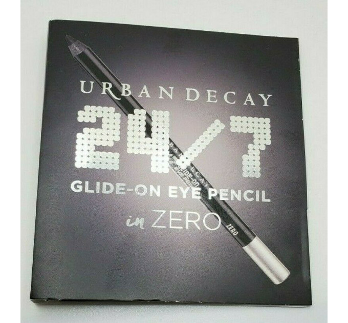 Олівець для очей Urban Decay 24/7 Glide On Eye Pencil Eyeliner в кольорі ZERO Travel Mini купити оригінал та мовознавство Україні